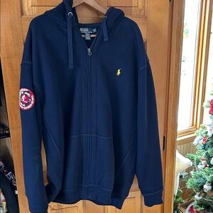 Polo by Ralph Lauren Dark Blue Zip-Up Sweater